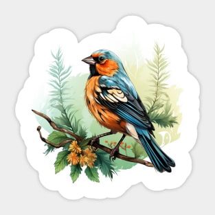 Finch Bird Sticker